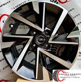 4 CERCHI IN LEGA ORIGINALI R16 OPEL CORSA NEW