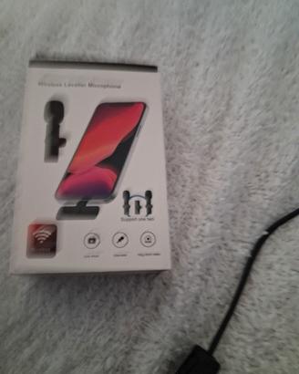 Microfono Wireless Lavalier per Smartphone