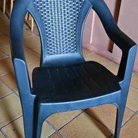 Sedia Giardino ed esterno plastica impilabile