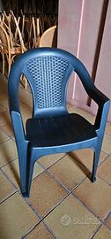 Sedia Giardino ed esterno plastica impilabile