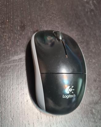 Logitech M195 Mouse Wireless Mini Ricevitore, Nero