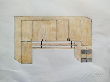 ARMADIO PONTE PER LETTO