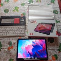Tablet Lenovo Tap P12 pen, custodia Tucano e tasBT