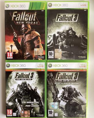 Fallout 3 + DLC + New Vegas Xbox 360 Pal