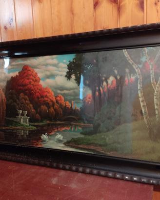 grande quadro con paesaggio