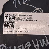 ABS MAZDA 6 Berlina 2° Serie GDY4437A0 R2AA diese
