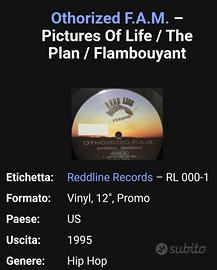disco vinile Othorized F.A.M. RL 000-1