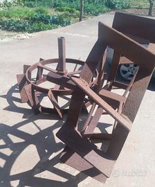 Motozzappa Brumi ruote regolabili in ferro