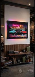 quadro luminoso americano