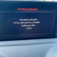 Guida Aggiorn. Mappe Audi 25/26 +sblocco carplay