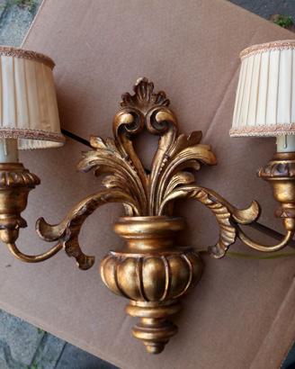 Applique in foglia oro