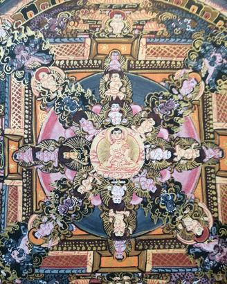 Thangka thanka tangka tibetano nepalese originale