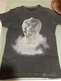 t-shirt Cesare Paciotti uomo M nera rinoceronte