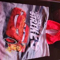 Asciugamano poncho, tema cars