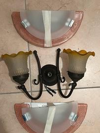 Lotto 3 applique plafoniere