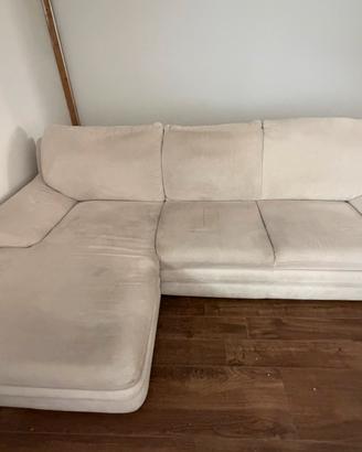 Divano letto con penisola 3 posti