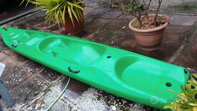 canoa sit on top kayak due posti + bambino