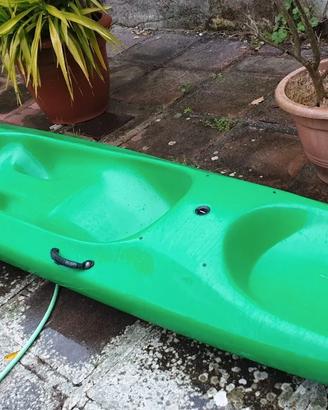 canoa sit on top kayak due posti + bambino