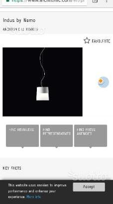 Lampadario Nemo Cassina Indus Nuovo