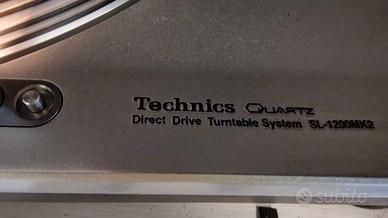 scritta adesiva nera per technics sl-1200  Logo