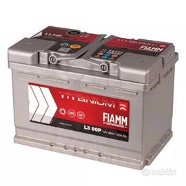 Batteria auto nuova FIAMM 80Ah 730A 12V