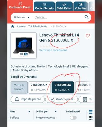 ThinkPad L14 Gen 6  21S6006KIX