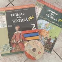 Le linee della storia 2 plus con atlante