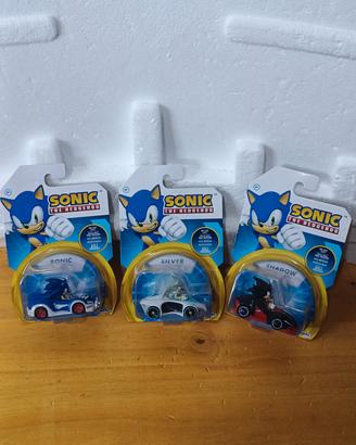Set 3 die cast cars Sonic The Hedgehog