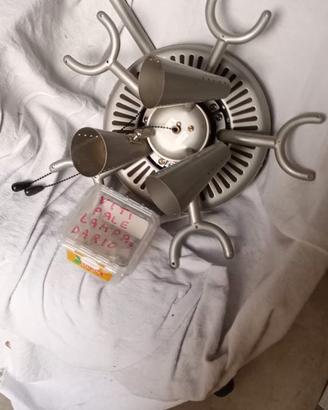 LAMPADARIO CON VENTILATORE