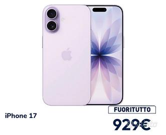 Iphone 17  256 gb imballato con scontrino