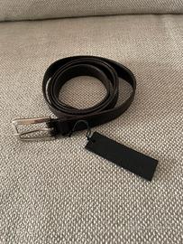 Cintura Orciani in pelle, 90, marrone