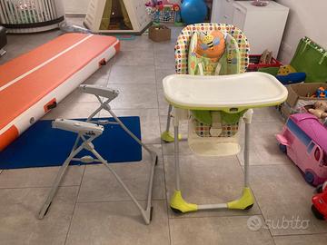 Seggiolino pappa + rialzo culla cam