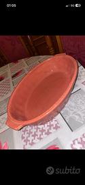 Pirofila Ovale Vintage Clementi Italia in Ceramica