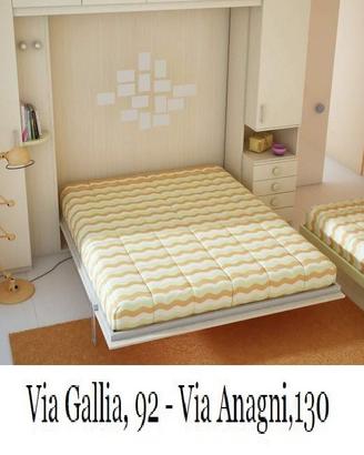 Letto matrimoniale a scomparsa altezza 208 pr.33