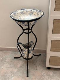Lavabo decorativo vintage con brocca