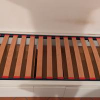 Letto in legno laccato 80x200 rete doghe