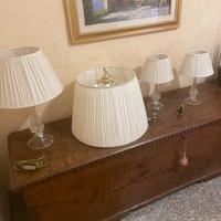 Set lampadrio, abat-jour, e luce da tavolo