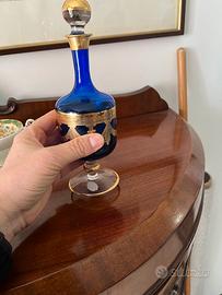 Cristal T  Murano bottiglia e bicchierini