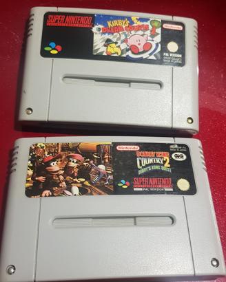 giochi super nintendo cartuccie