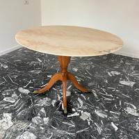 Tavolo tondo in marmo anni 60