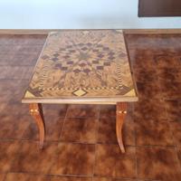 Tavolino da fumo legno artigianale