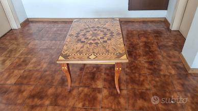 Tavolino da fumo legno artigianale