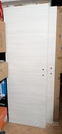 5 porte reversibili bianco venato + cornici