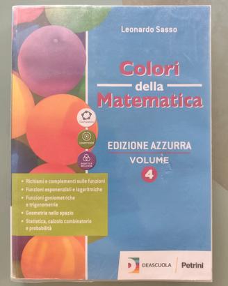 Colori della matematica ed. azzurra 4 + quaderno