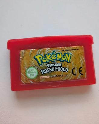 Pokemon versione Rosso Fuoco. -originale