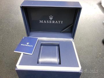 MASERATI SCATOLA PORTA OROLOGIO GRANDE wbx70