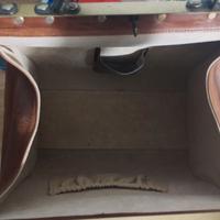 Borsa valigetta in vero rettile artigianale