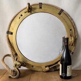 Oblò navale in ottone massiccio