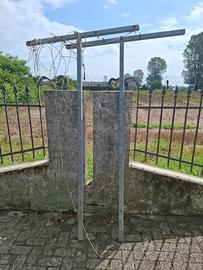 Pali in ferro per stendibiancheria