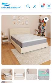 Materasso matrimoniale 1.600 molle + memory foam